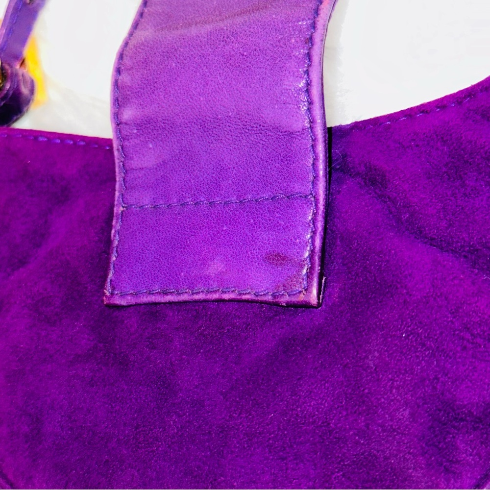 Fendi: Suede Logo FF Mini Tote Bag - Picture 7 of 16